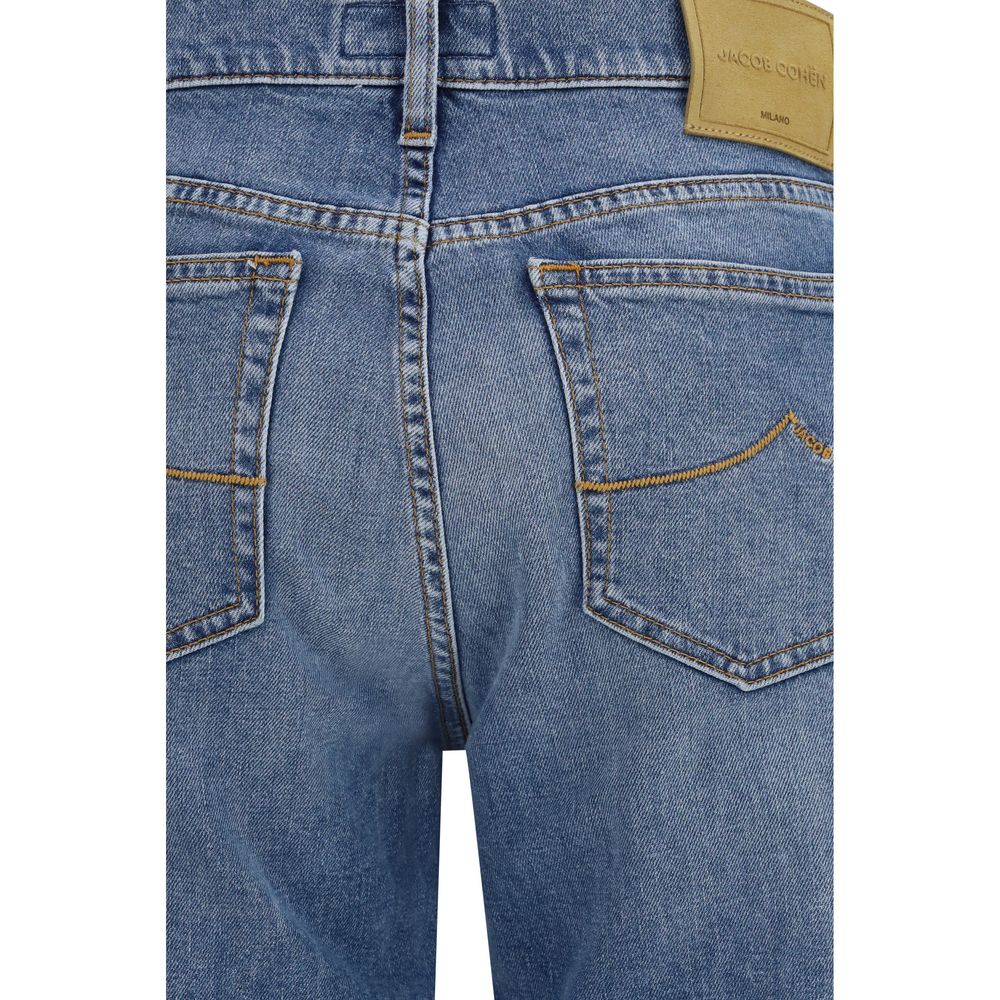 Jacob Cohen Claire Vintage Wash Straight-Leg Jeans