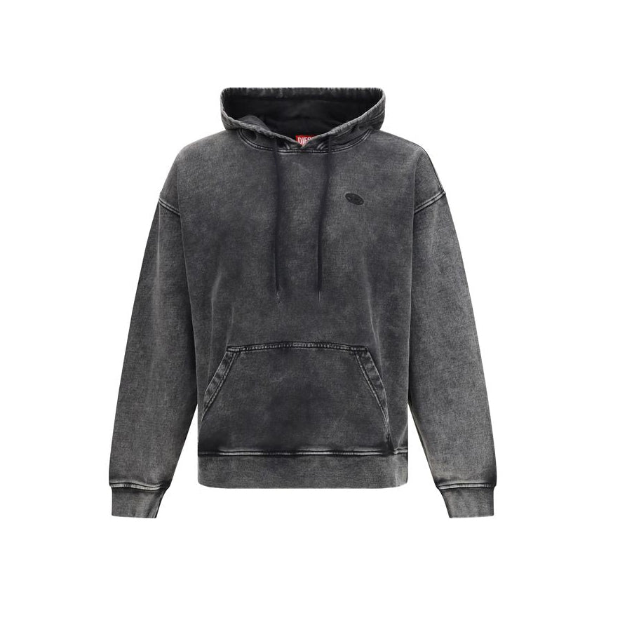 Diesel S-Boxt-Hood-Den Hoodie - Gray/Grey