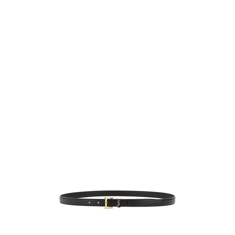 Saint Laurent Waist Leather Belt - Black