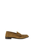 Saint Laurent Suede Leather Loafers - Brown