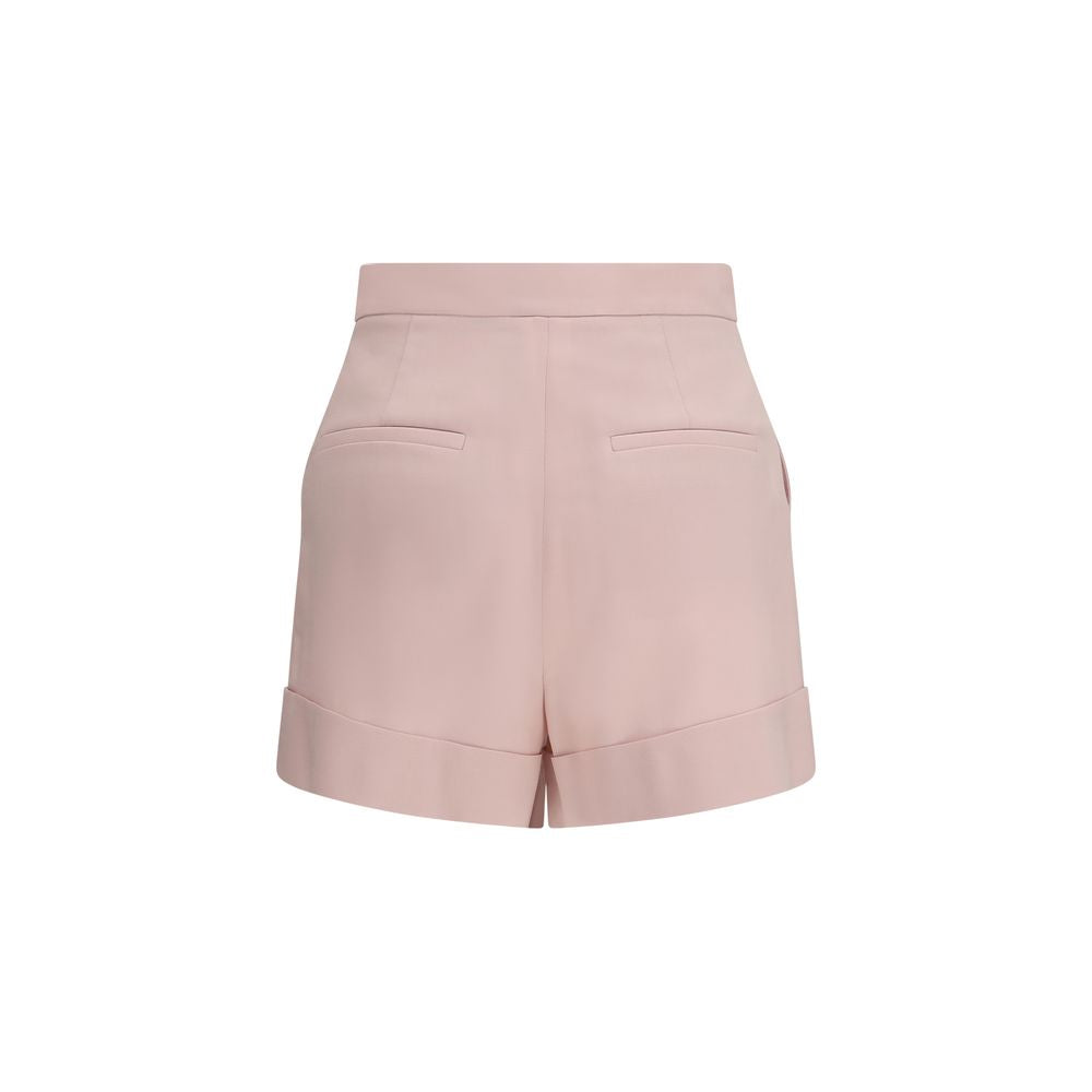 Max Mara Virgin Wool Bermuda Shorts - Pink