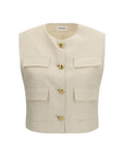 P.A.R.O.S.H. Sleeveless Wool Vest Top