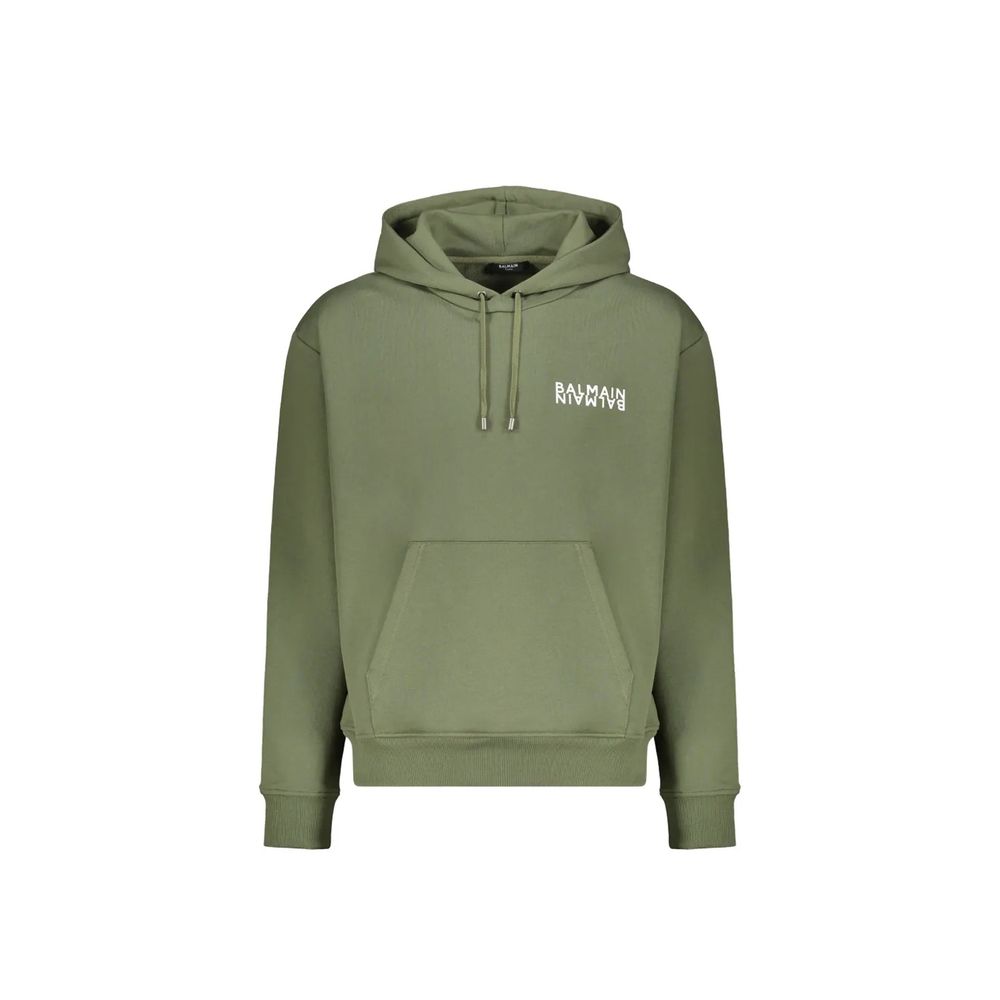 Balmain Hoodie - Gray/Grey - Made In Italy
