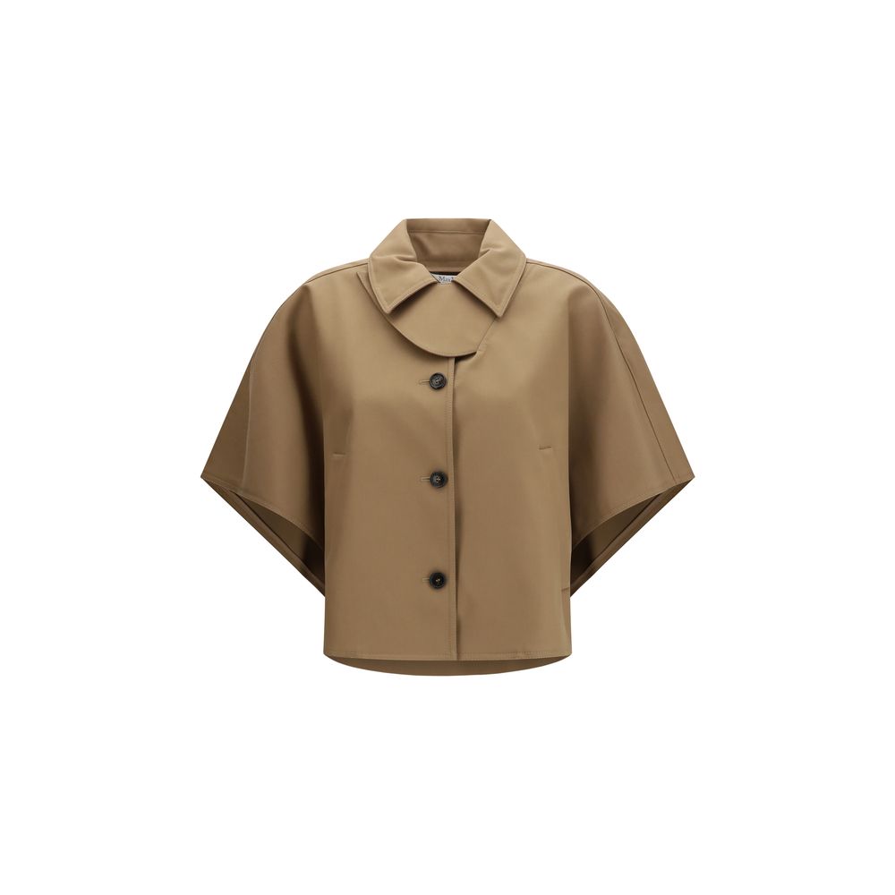 Max Mara Short Sleeve Cape Coat