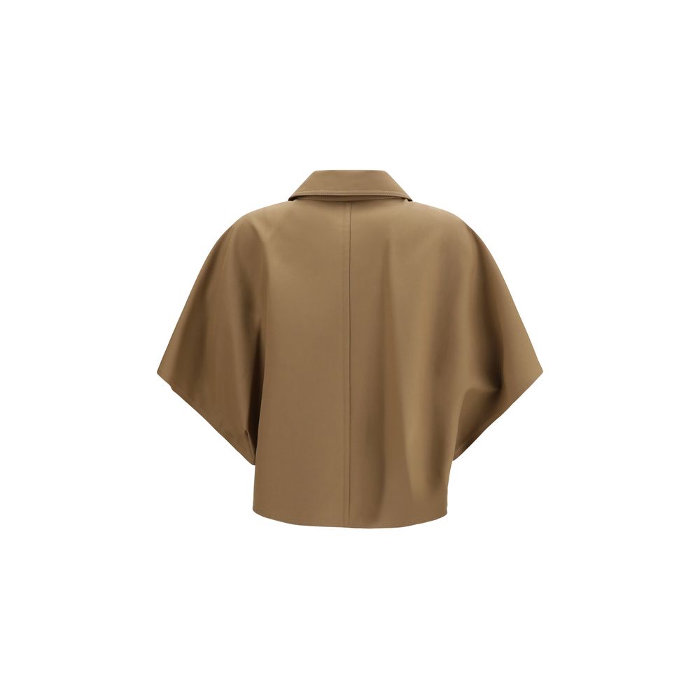 Max Mara Short Sleeve Cape Coat