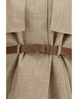 Max Mara Belted Short Sleeve Cape Coat