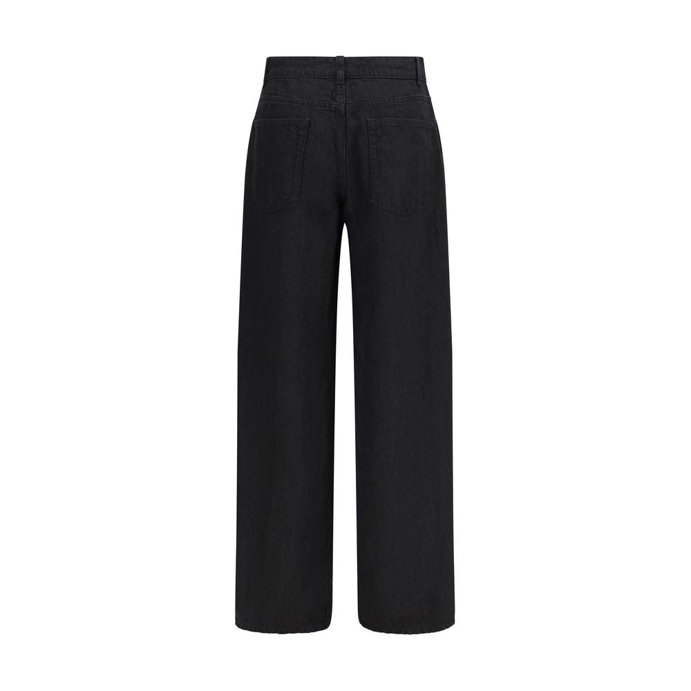 The Row Eglitta Jeans Linen - Black