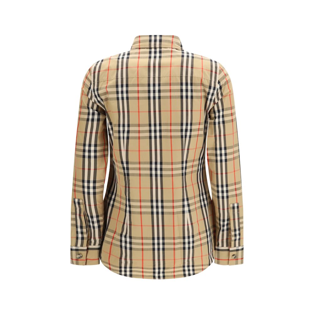 Burberry Checkered Collar Shirt