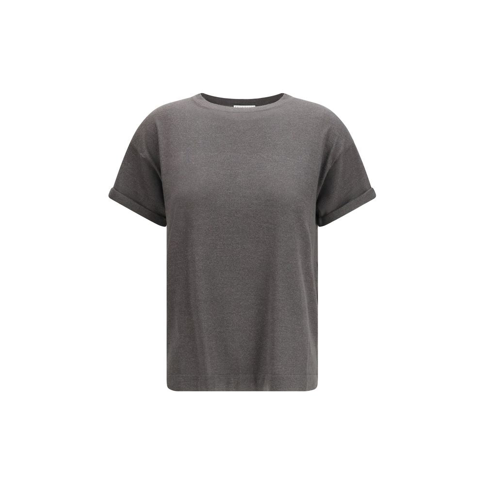 Brunello Cucinelli Gray/Grey T-Shirt