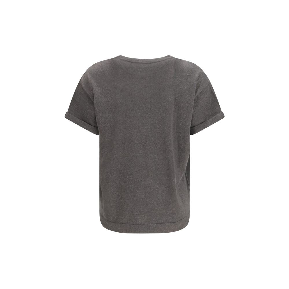 Brunello Cucinelli Gray/Grey T-Shirt