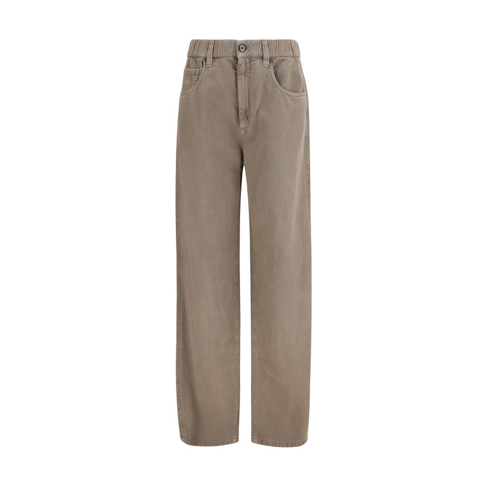Brunello Cucinelli Beige Denim Jeans