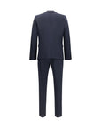 Dsquared² Virgin Wool Blazer & Pants 2-Piece Suit - Deep Blue