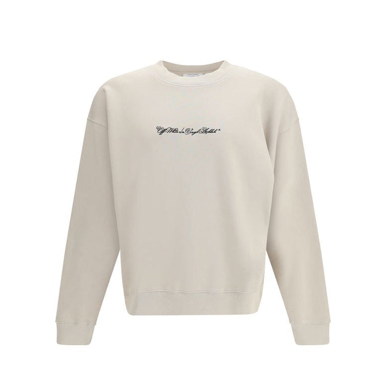 Off-White Script Arrow Sweatshirt - Ivory