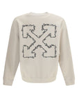 Off-White Script Arrow Sweatshirt - Ivory