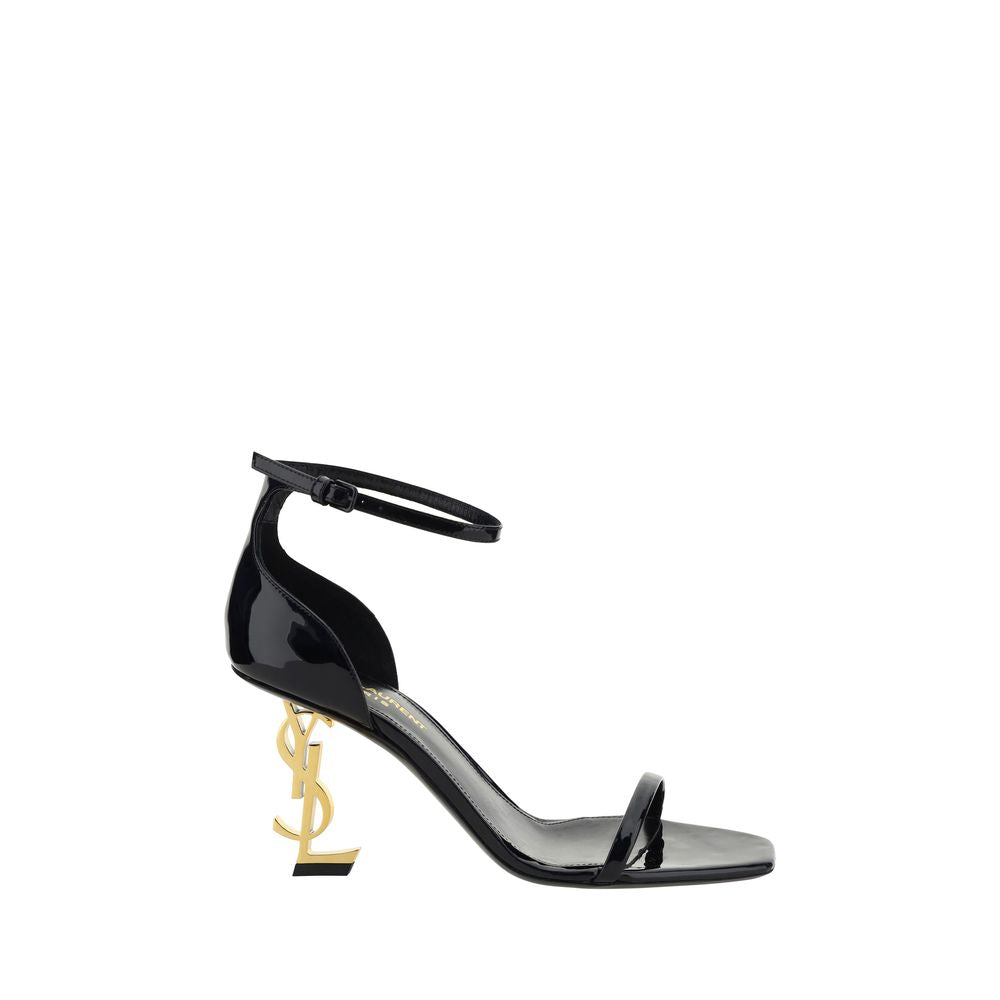 Saint Laurent Opyum Stiletto Heels - Black & Gold