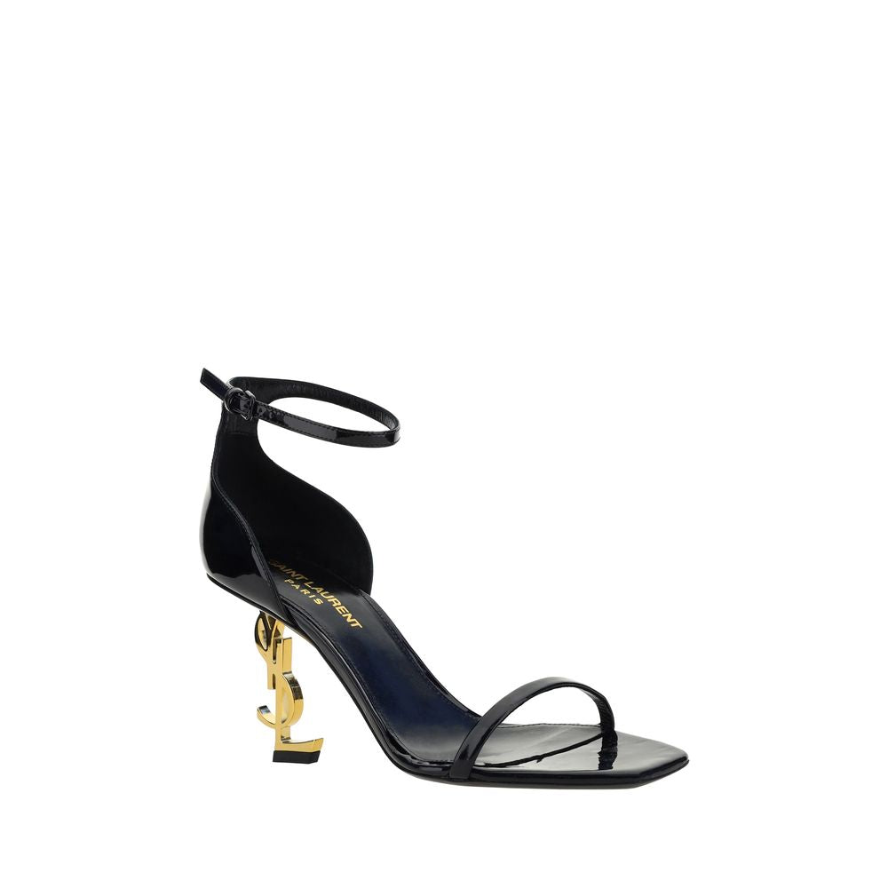 Saint Laurent Opyum Stiletto Heels - Black & Gold