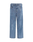Diesel Vintage Wash 2001 D-Macro-FSI1 Straight-Leg Jeans - Mid Blue