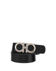 Ferragamo Black Double Adju Belt