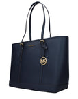 Michael Kors Jet Set Travel Large Saffiano Leather Tote Bag - Navy