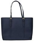 Michael Kors Jet Set Travel Large Saffiano Leather Tote Bag - Navy