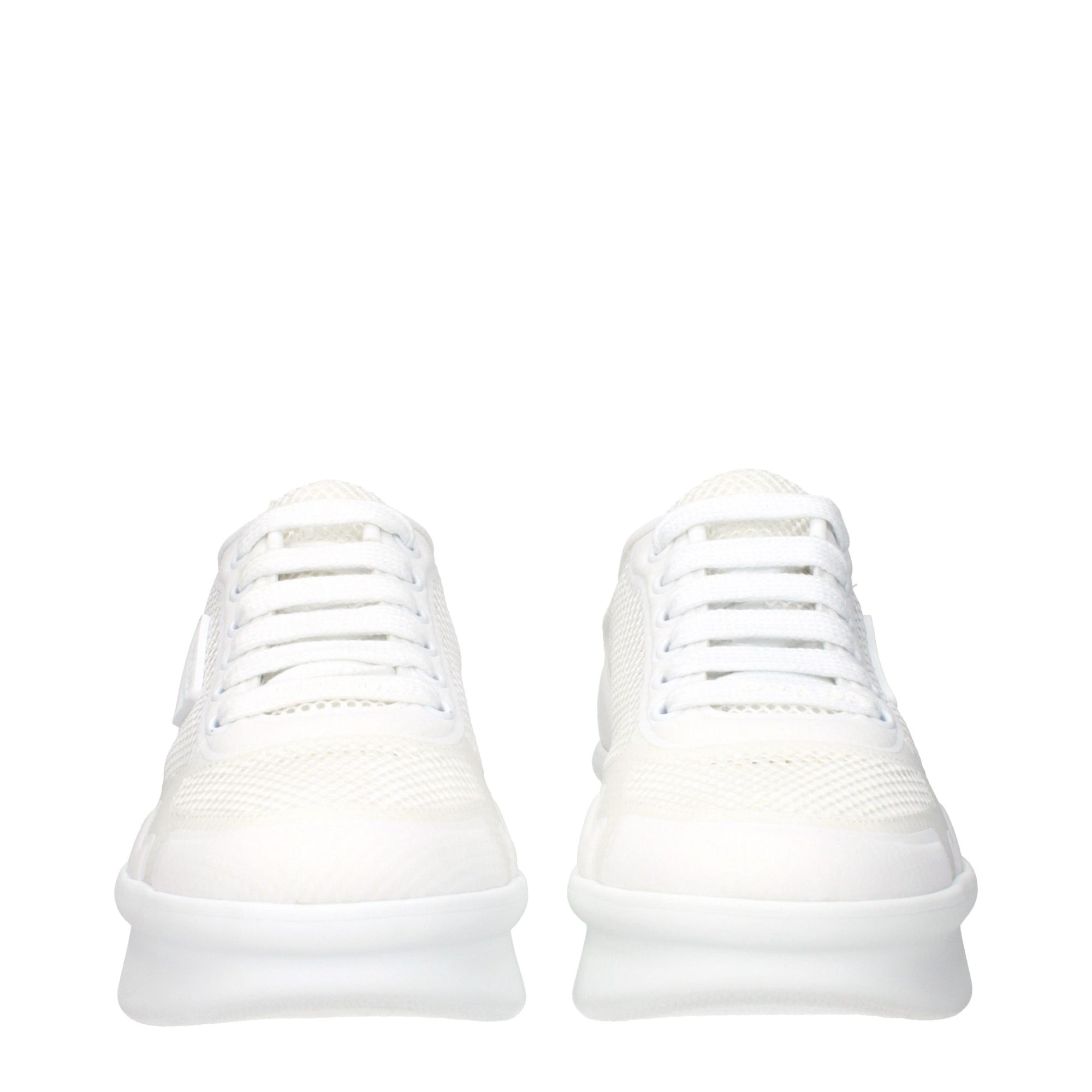 Prada Re-Nylon And Mesh Low Top Sneakers