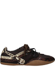 Miu Miu Gymnasium Snake Embossed Sneakers