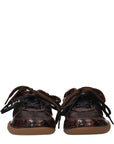 Miu Miu Gymnasium Snake Embossed Sneakers
