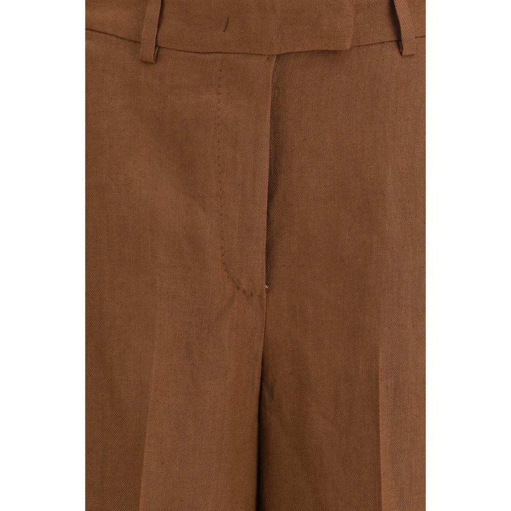 Lardini Bermuda Long Skorts - Milk Chocolate