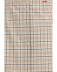 Prada Checkered Cotton Midi Pencil Skirt