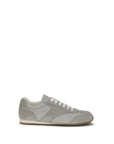 Prada Suede Leather Low Top Sneakers - Gray/Grey