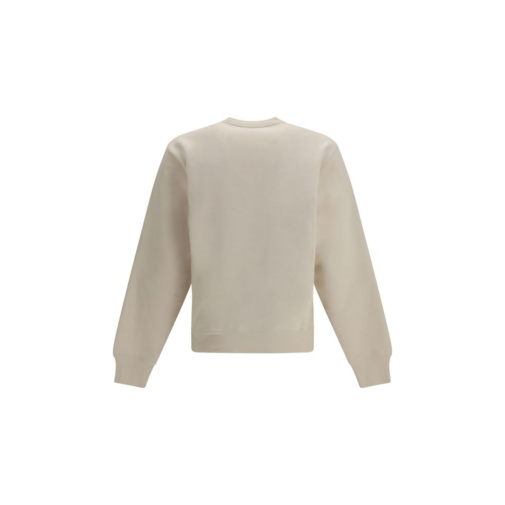 Saint Laurent Cotton Sweatshirt - Cool Beige