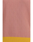 Fendi FF Jacquard Knit Top - Pink
