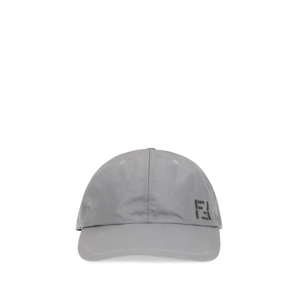 Fendi Baseball Cap - Light Gray/Grey