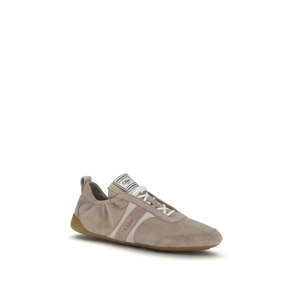 Chloé The Kick Athletic Sneakers - Beige