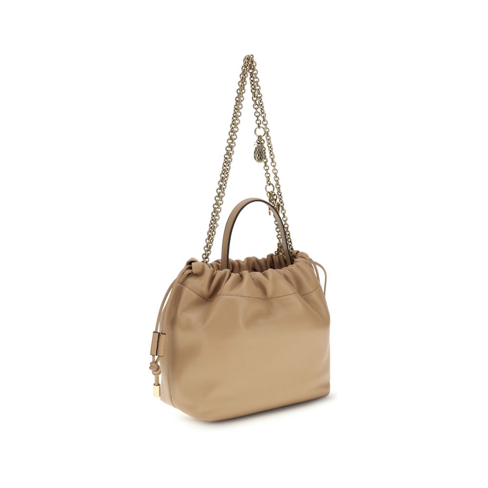 Chloé Embellished Lambskin Leather Shoulder Bag