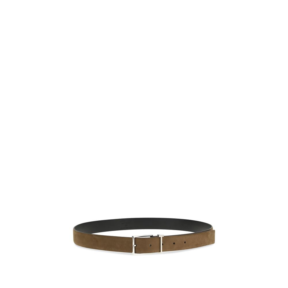 Tom Ford Suede Leather Belt - Brown
