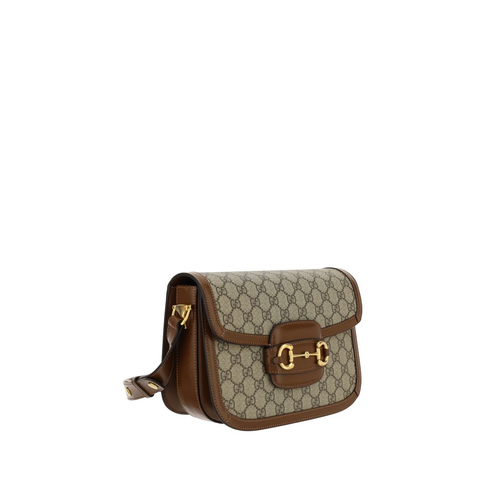 Gucci GG Monogram & Horsebit Shoulder Bag