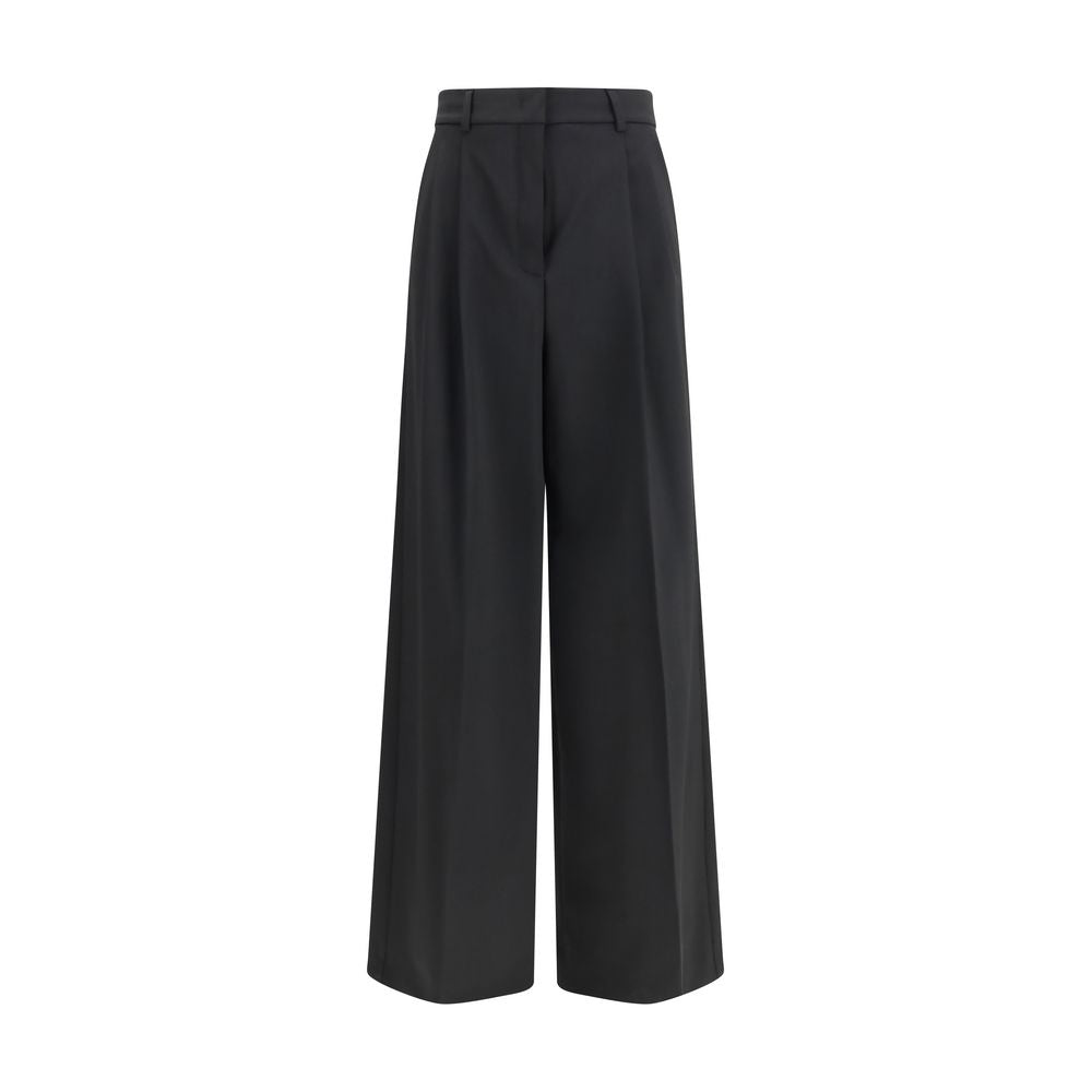 Max Mara Black High-Waisted Wide Leg Pants