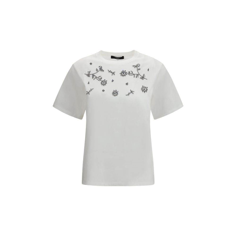 Max Mara Agile Embellished T-Shirt - White