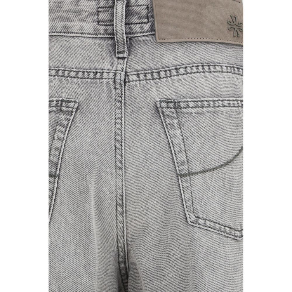 Jacob Cohen Barrel Leg Jeans - Gray/Grey