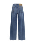 Jacob Cohen Vintage Blue Wide Leg Fit Jeans