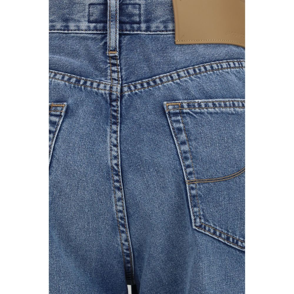 Jacob Cohen Vintage Blue Wide Leg Fit Jeans