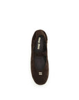 Miu Miu Suede Leather Mary Jane Ballet Flats - Dark Chocolate