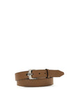 Fendi FF Leather Belt - Tan