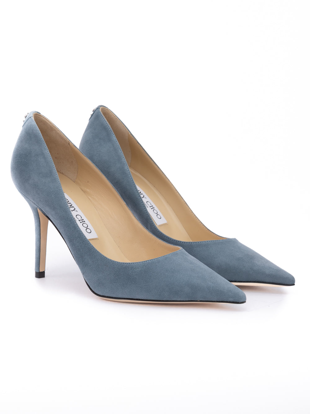 Jimmy Choo Suede Agnes Pumps - Dusk Blue