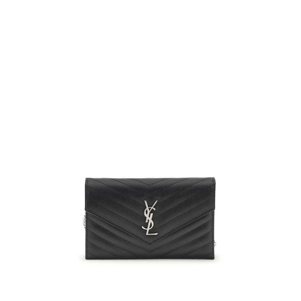 Saint Laurent Cassandre Envelope Chain Wallet