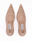Jimmy Choo Crystal Embellished Mesh Ixia 95 Pumps
