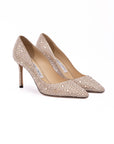 Jimmy Choo Crystal Embellished Romy 85 pumps - Bronze