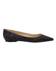 Jimmy Choo Alina Pointed Toe Ballet Flats - Black