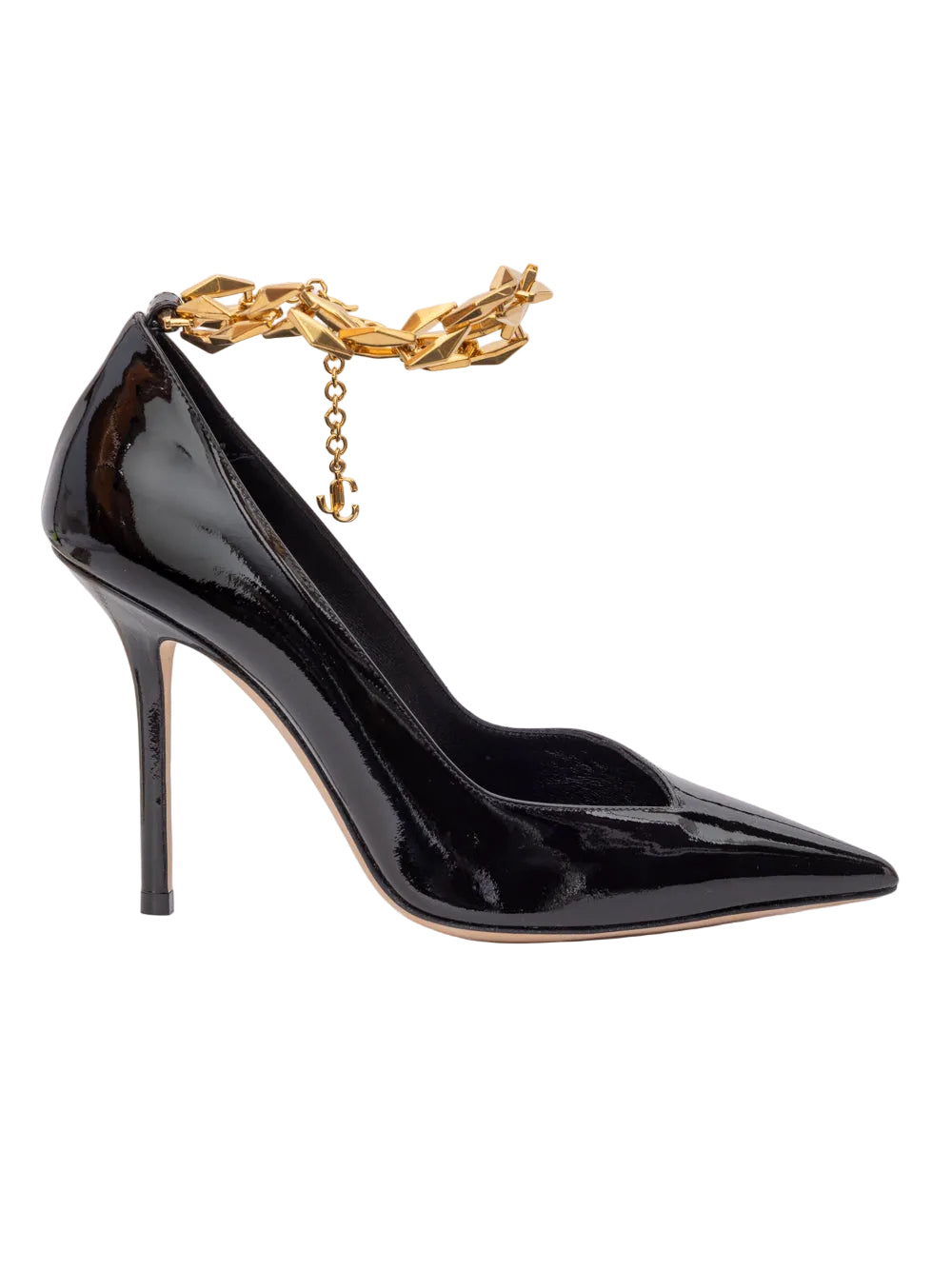 Jimmy Choo Diamond Talura Pumps - Black & Gold